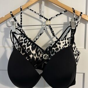 2 Bikini Tops! Victoria’s Secret Swim Push Up Tops